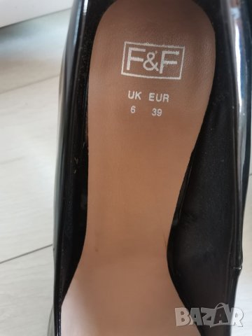 Лачени дамски обувки на F&F, снимка 3 - Дамски обувки на ток - 33816674