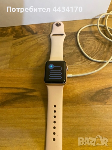 Apple Watch Series 3 – 38 мм алуминий в розово, GPS + LTE, с 2 каишки, снимка 6 - Аксесоари за Apple - 52532103