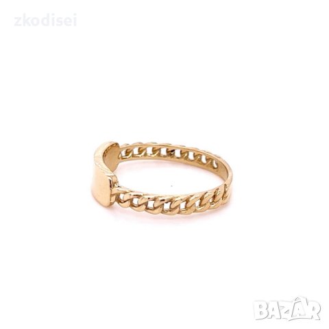 Златен дамски пръстен 1,96гр. размер:53 14кр. проба:585 модел:22048-2, снимка 3 - Пръстени - 44262456