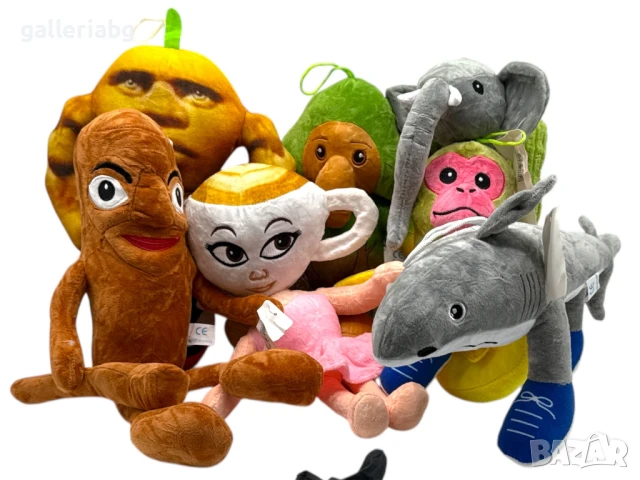 Tralalero Tralala – Плюшена акула с маратонки Nike 🦈👟, снимка 3 - Плюшени играчки - 51345641