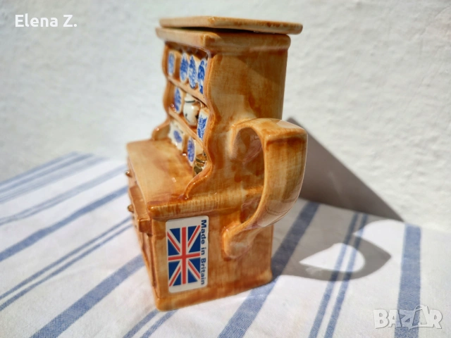 Малък чайник шкаф за чинии Синята Върба , снимка 6 - Декорация за дома - 53845269