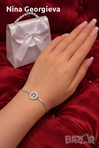 🌹 Красива гигантска фоамена роза + подарък - Елегантна гривна (вариант 1 дървото на живота,сърце) , снимка 2 - Подаръци за жени - 56184586