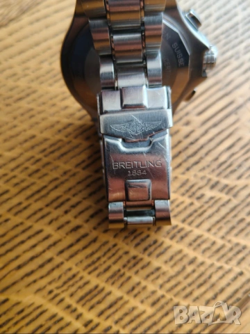 Breitling Hercules 45mm, работи перфектно, дълга верига, разменям, снимка 8 - Мъжки - 53710903