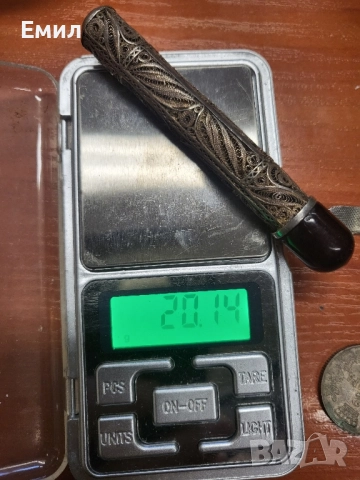 Автентично сребърно цигаре Османска империя , снимка 5 - Колекции - 52348622