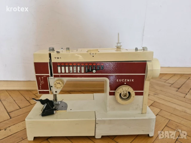 Продавам работеща запазена шевна машина лучник.