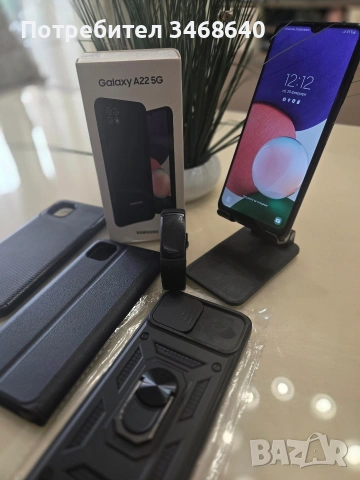 Продавам Samsung Galaxy A22 5G + Подаръци, снимка 7 - Samsung - 53655168