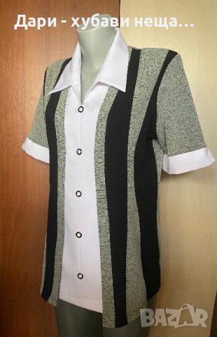 Блуза с интересен модел🍀❤️XL р-р❤️🍀арт.6015