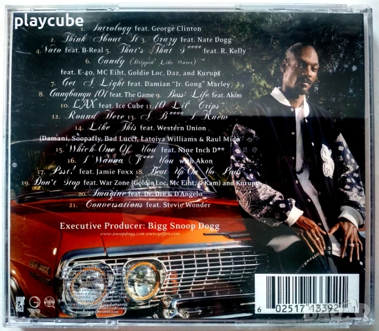 Snoop Doogg - Tha Blue Carpet Treatment - CD (Матричен), снимка 5 - CD дискове - 50700755