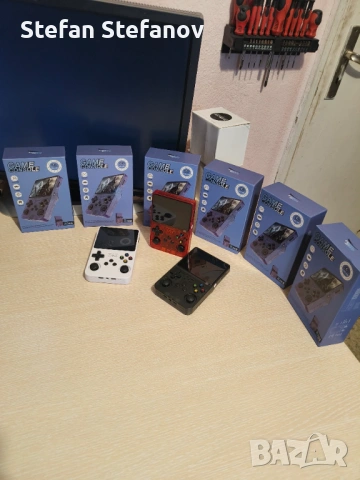 1Г ГАРАНЦИЯ R36s ArkOS ретро конзола Nintendo Sega PlayStation GameBoy NES Genesis Mega Drive Game