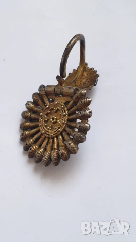 Възрожденски позлатен накит Арпалии,Видинска школа, снимка 8 - Антикварни и старинни предмети - 53644829