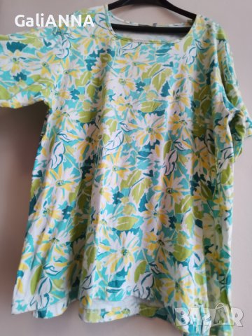 СТРАХОТНА ТУНИКА В СВЕЖИ ЦВЕТОВЕ 2XL-3XL, снимка 2 - Туники - 41491155