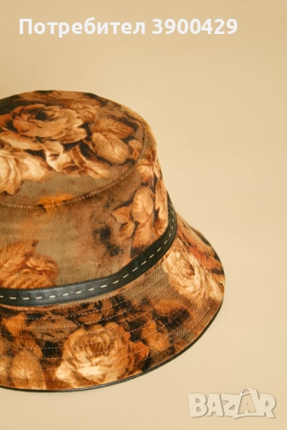 Дамска Кадифена Шапка Candice, снимка 2 - Шапки - 52183834