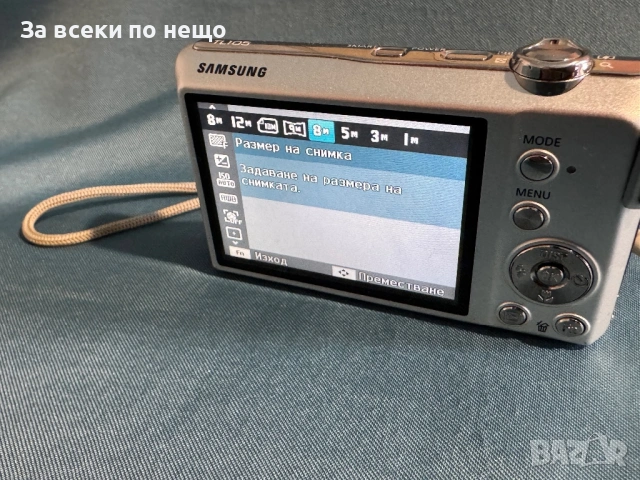 Цифров фотоапарат Samsung TL105 , 12mp , Zoom x4, снимка 12 - Фотоапарати - 53459881
