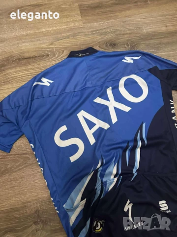 Мъжко Вело MTB джърси Sportful Specialized Saxo Bank цял цип , L размер , снимка 8 - Спортни дрехи, екипи - 50850480