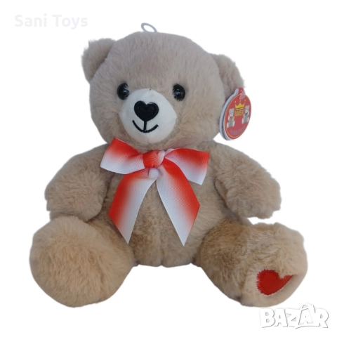 Мече с панделка, 20 см