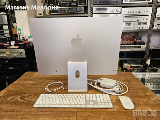 Apple iMac 24" Retina 4.5K (2021) / M1 / 8GB RAM / 256GB SSD – Перфектен, като нов!, снимка 8 - Работни компютри - 55787157