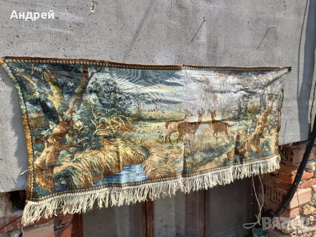 Старинен ковьор,покривка за стена #219, снимка 3 - Антикварни и старинни предмети - 41541436