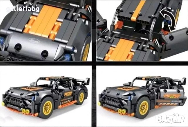 Голям конструктор на спортна кола Форд (Ford Mustang), снимка 3 - Конструктори - 41598359