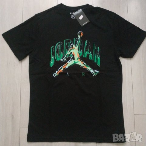 Мъжка памучна тениска Jordan размер 2XL и 3XL, снимка 1 - Тениски - 41835251