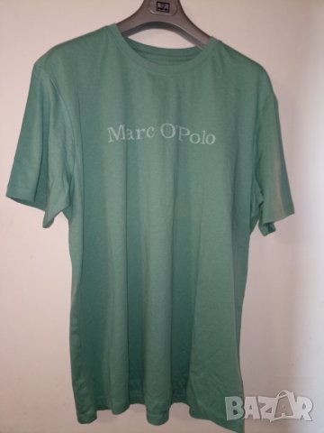 Marc O'Polo- XXL-Зелена мъжка тениска органичен памук , снимка 10 - Тениски - 41474172