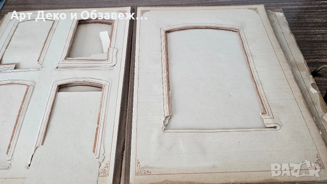 Стар улбум с музикална кутия, снимка 7 - Антикварни и старинни предмети - 53210504