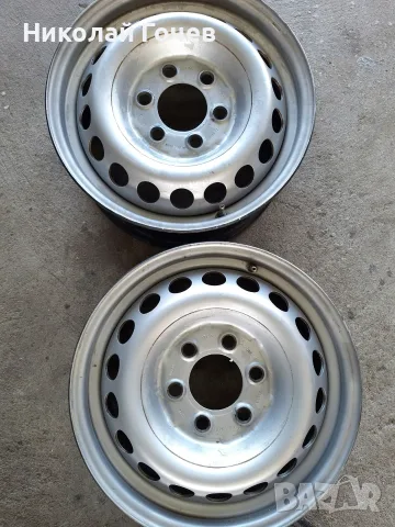 Комплект 4 бр. стоманени джанти 16" за Mercedes Sprinter / VW Crafter (6 1/2Jx16H2 ET62), снимка 3 - Гуми и джанти - 56211812