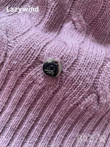 Пуловер с мохер United Colors of benetton, снимка 3 - Блузи с дълъг ръкав и пуловери - 39574160