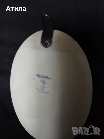 порцелан цветя италия 9/7 см, снимка 2 - Антикварни и старинни предмети - 49741066