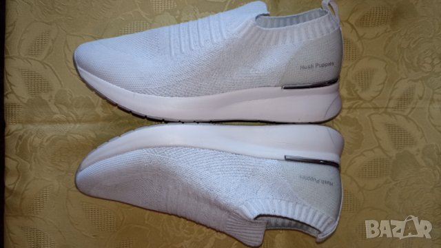 Hush puppies N42, стелка 27,5 см.Бели  оригинални ластични обувки, снимка 7 - Кецове - 41719658