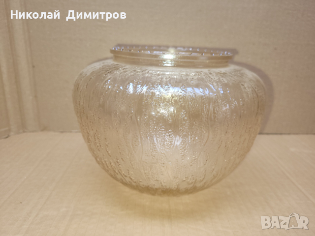 Продавам резервно стъклено тяло за абажур, снимка 3 - Лампи за таван - 44586731