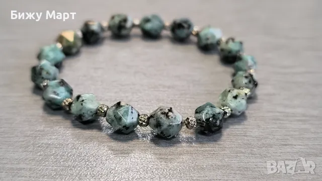 Гривна от естествени камъни , снимка 6 - Гривни - 48454797