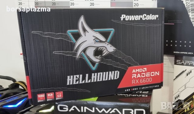 Чисто нова видеокарта Power Color HellHound Radeon RX 6600, снимка 1 - Видеокарти - 34780172