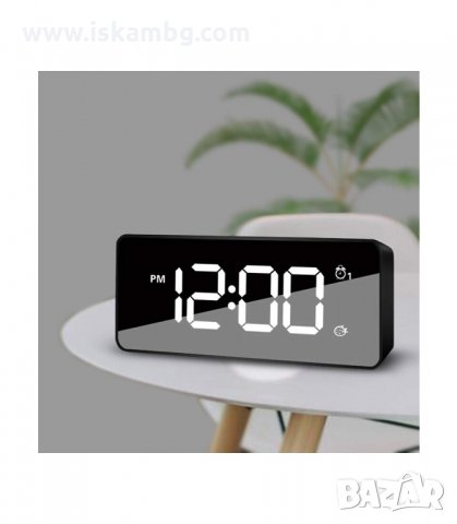 НАСТОЛЕН ЧАСОВНИК С ОГЛЕДАЛЕН ДИСПЛЕЙ - код 2214