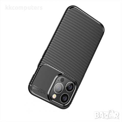 Apple iPhone 13 Pro Max Удароустойчив Carbon Fiber Калъф и Протектор, снимка 5 - Калъфи, кейсове - 52818594