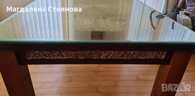 Масивна трапезна маса, снимка 4 - Маси - 55900875