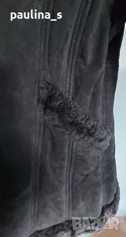 "Steve Madden" / Естествен велур / Дамски кожух / 44 EU , снимка 10 - Палта, манта - 48877475
