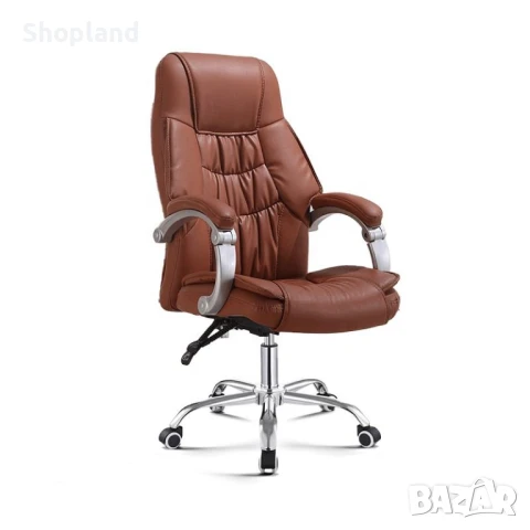 Ергономичен офис стол от еко кожа