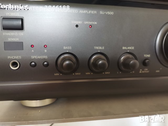Усилвател Technics SU-V500, снимка 5 - Ресийвъри, усилватели, смесителни пултове - 42306287