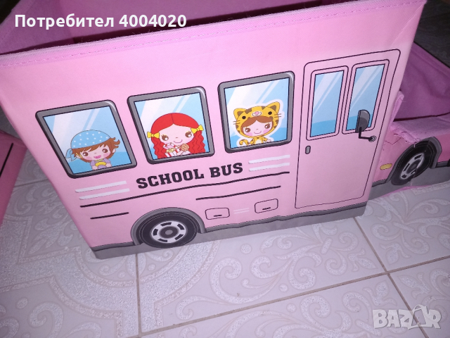Детски органайзер за момиче тип автобус, снимка 4 - Други - 44637989