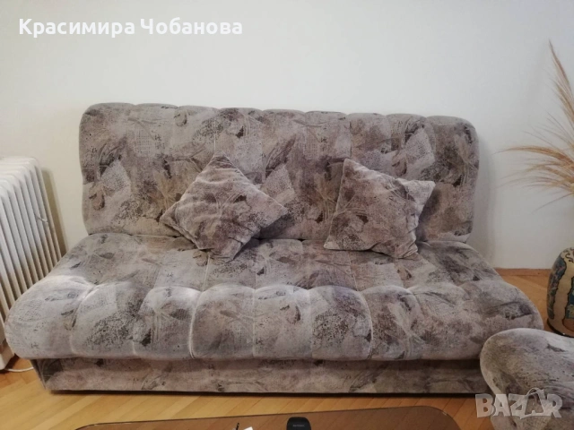 Продавам холна гарнитура-запазена, снимка 2 - Дивани и мека мебел - 53160172