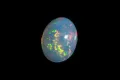 Етиопски опал 1.32ct овален кабошон, снимка 4