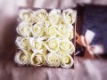 Кутия със сапунени рози. Подарък за 8ми март., снимка 1 - Подаръци за жени - 35892305