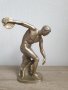 Стара голяма алуминиева фигура на дискохвъргач, снимка 4