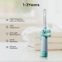 BC Babycare Baby Sonic,T-REX Електрическа четка за зъби,мека сменяема глава на четката 0-3 години, снимка 4