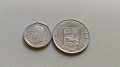 10 боливара 2002, 12 1/2 сентимос 2007 Венецуела, снимка 2