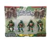 Комплект от 4 фигурки костенурки Нинджа H 10 см