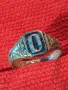 СТАРИНЕН САЧАНЕН ПРЪСТЕН с БУКВА МОНОГРАМ - О Ръчна ИЗРАБОТКА САЧАН 30515, снимка 12