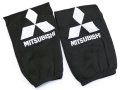 Автомобилни калъфки за наглавници (2бр. К-Т) За Mitsubishi Мицубиши / Черен Цвят Универсален Модел, снимка 1 - Аксесоари и консумативи - 40956931