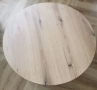 Кръгла холна масичка в дървесен десен , снимка 1