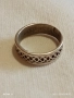 Сребърен пръстен орнаментиран висока проба сребро майсторска изработка 50128, снимка 7
